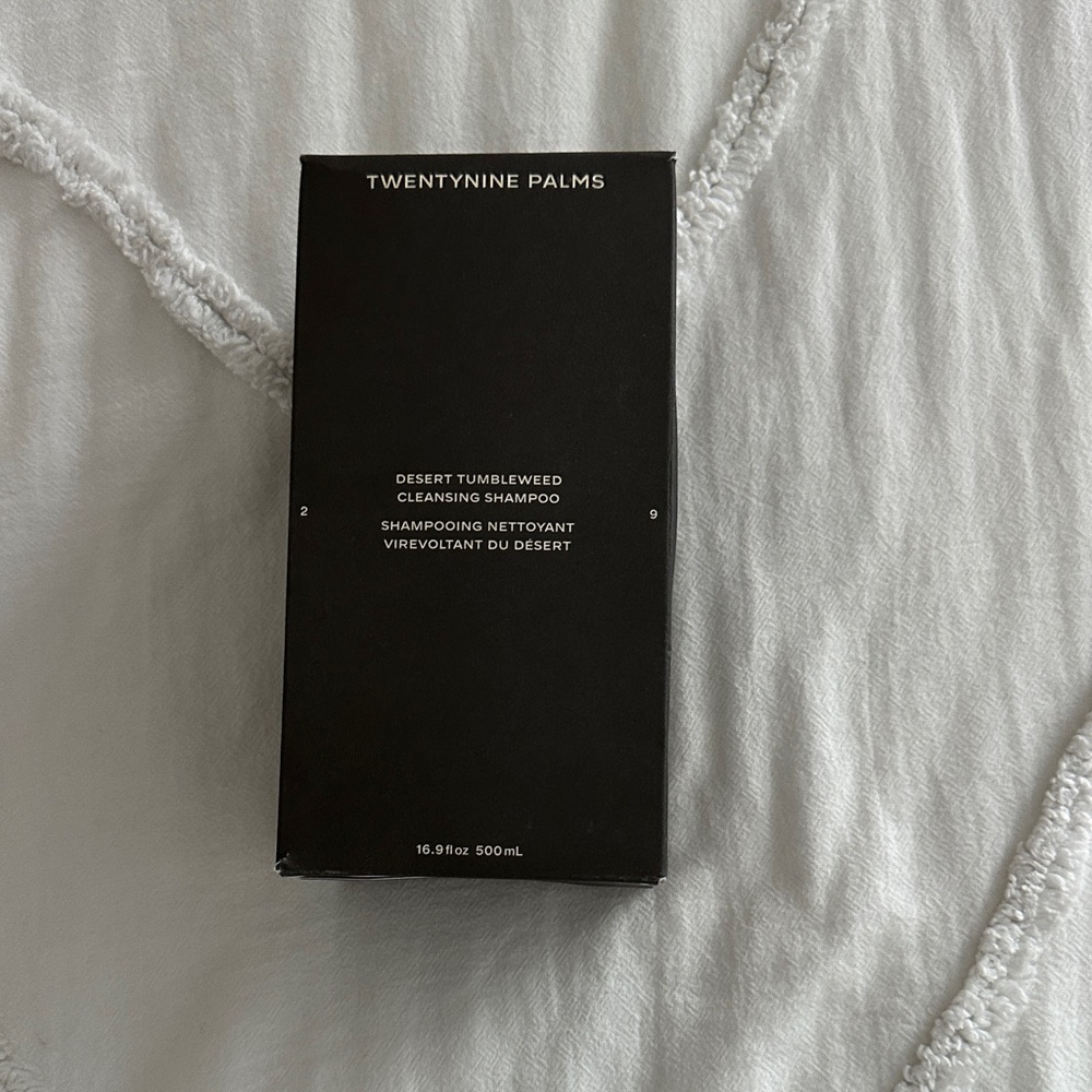 TWENTYNINE PALMS Desert Tumbleweed Cleansing Shampoo - Black Packaging